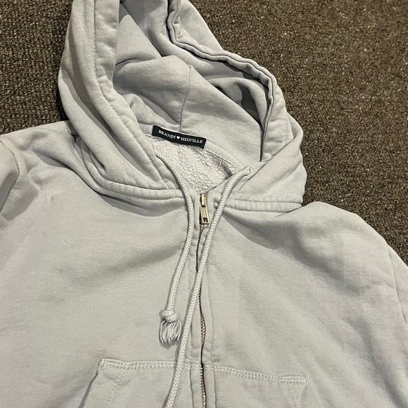 BRANDY CROPPED ZIP UP - Picture 5 of 6